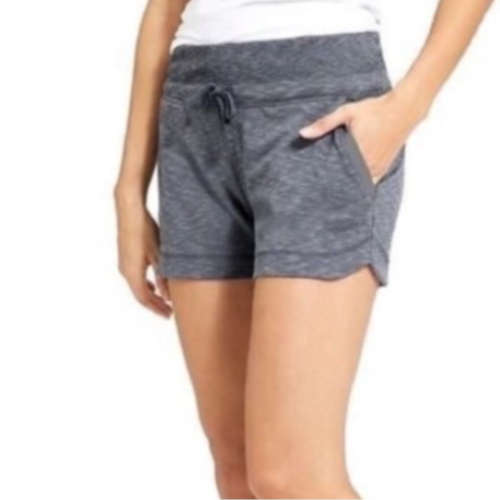 Athleta Techie Terry Jersey Shorts Gray Size XS